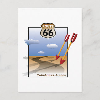 Historic Highway Road Sign Postcard