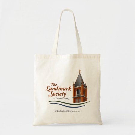 Historic Homer Landmark Society Logo Tote Bag