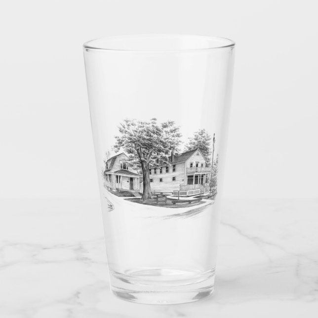 Historic Jaite Mill in Ohio (CVNP) Glass (Front)