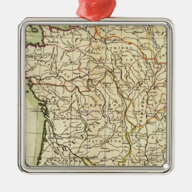 Historic Jerusalem Metal Ornament (Front)