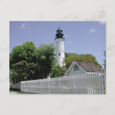 Historic Key West Florida Lighthouse Postcard