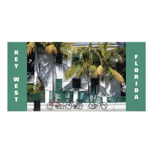 Historic Key West Florida photo card (Front)