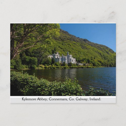 Historic Kylemore Abbey Connemara Co Galway  Postcard