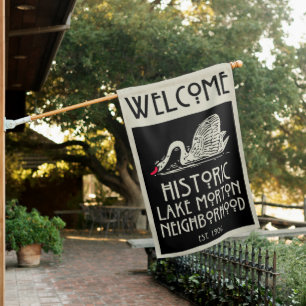 Historic Lake Morton Neighborhood House Flag