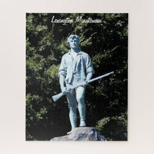 Historic Lexington Minuteman Statue Jigsaw Puzzle