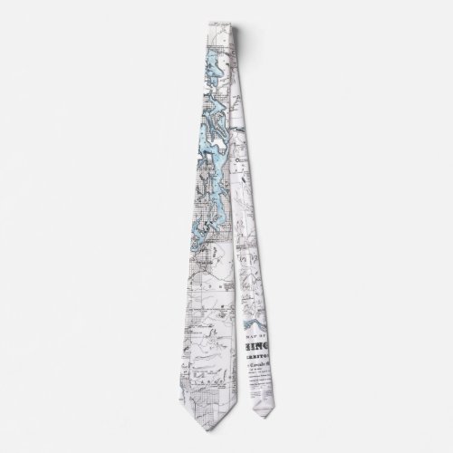 Historic Map of Washington Territory Tie