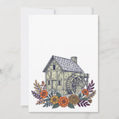 Historic Mill With Fall Flowers (Front)