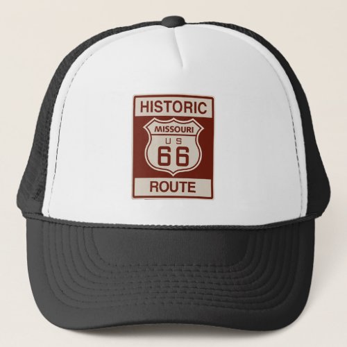 Historic Missouri Rt 66 Trucker Hat