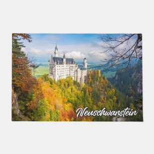 Historic Neuschwanstein Castle, Germany Doormat