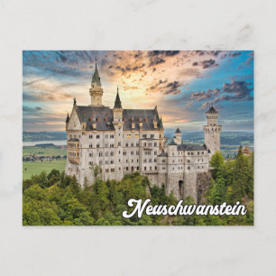 Historic Neuschwanstein Castle, Germany Postcard