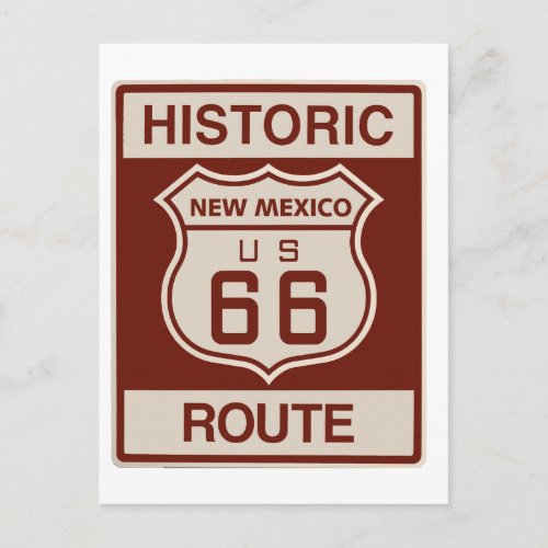 Historic New Mexico RT 66 Postcard