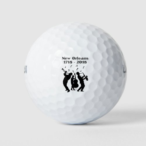 Historic New Orleans Tricentennial Golf Balls