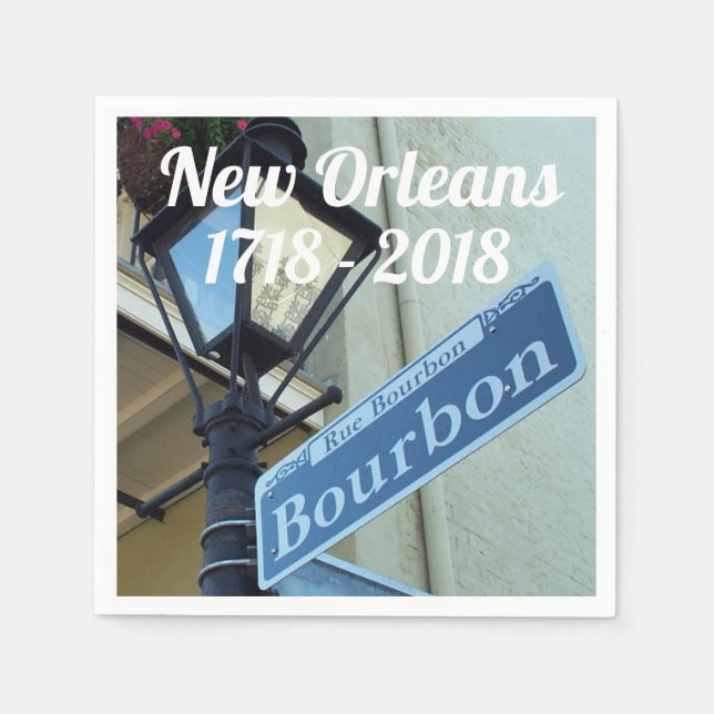 Historic New Orleans Tricentennial Napkins (Front)