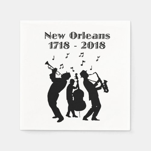 Historic New Orleans Tricentennial Paper Napkins