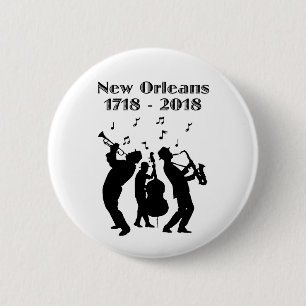 Historic New Orleans Tricentennial Pinback Button