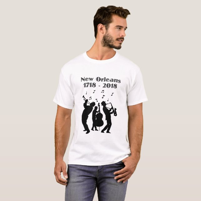 Historic New Orleans Tricentennial T-Shirt (Front Full)