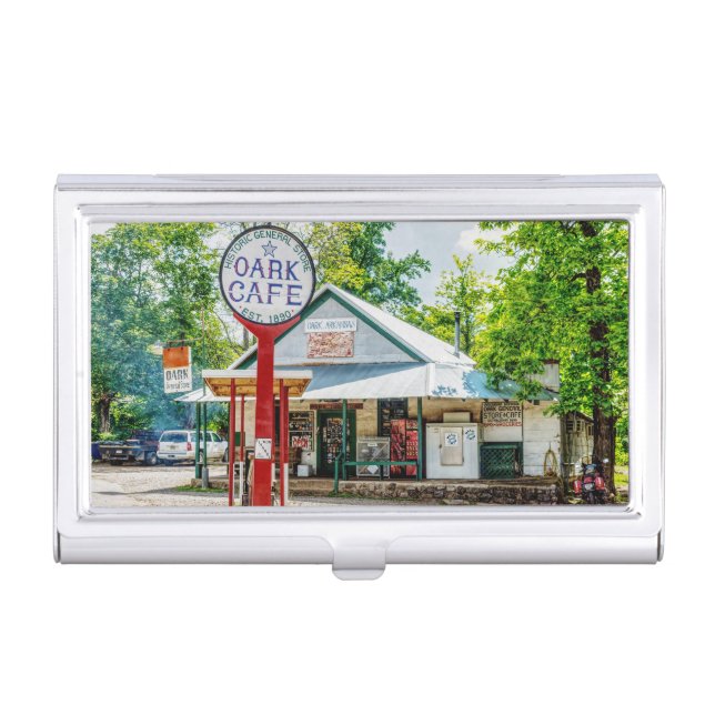 Historic Oark General Store Business Card Holder (Front)