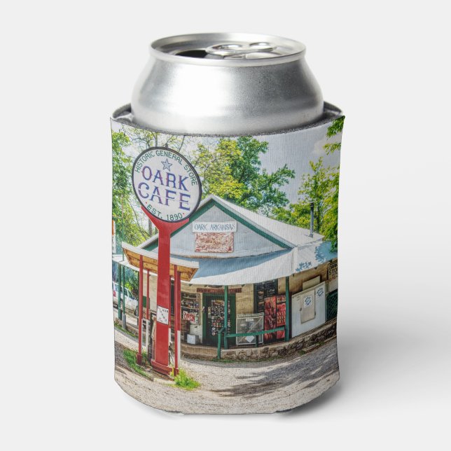 Historic Oark General Store Can Cooler (Can Front)