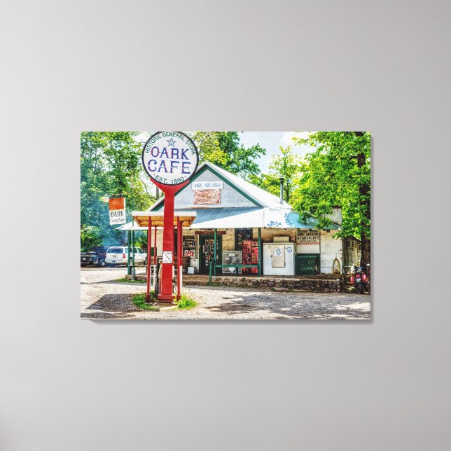 Historic Oark General Store Canvas Print (Front)
