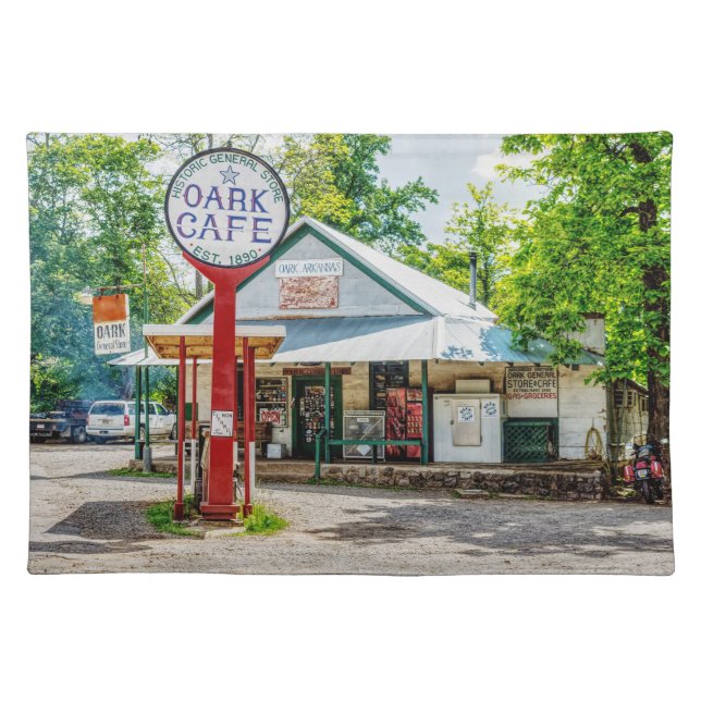 Historic Oark General Store Cloth Placemat (Front)