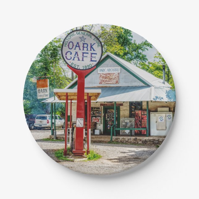 Historic Oark General Store Paper Plates (Front)