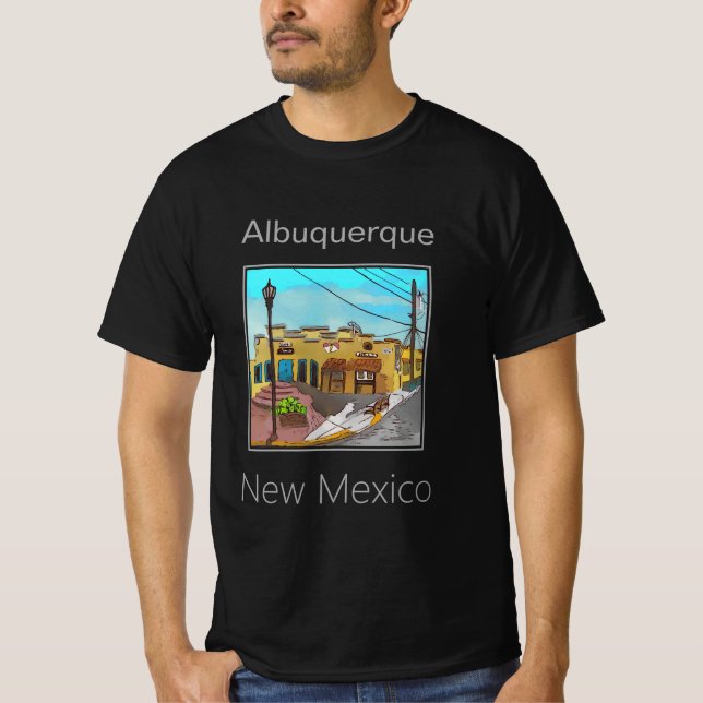 Historic Old Town, Albuquerque, New Mexico T-Shirt (Front)