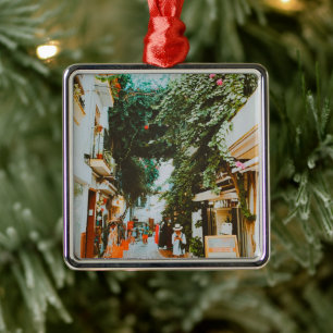 Historic old town Marbella Metal Ornament