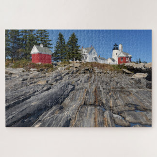 Historic Pemaquid Point Lighthouse in Maine Jigsaw Puzzle