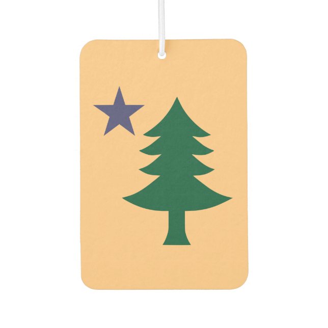 Historic Pine Tree flag - Maine Air Freshener (Front)