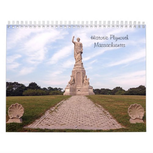 Historic Plymouth Massachusetts calendar