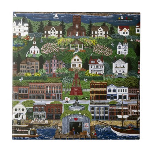 Historic Port Townsend Washington Ceramic Tile