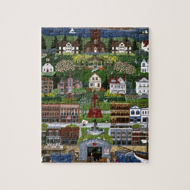 Historic Port Townsend, Washington Jigsaw Puzzle (Vertical)
