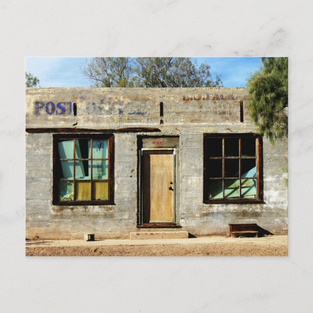 Historic Post Office in Kelso California  Postcard (Front)