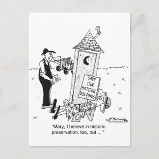 Historic Preservation of Outhouses? Postcard