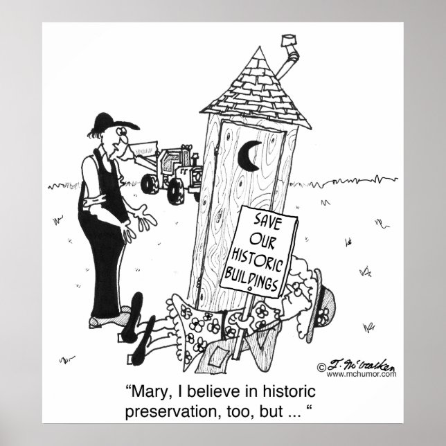 Historic Preservation of Outhouses? Poster (Front)