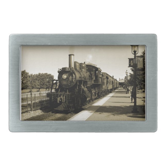 Historic Railroad Belt Buckle (Front)