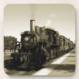 Historic Railroad Beverage Coaster