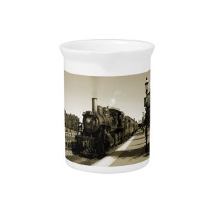 Historic Railroad Beverage Pitcher
