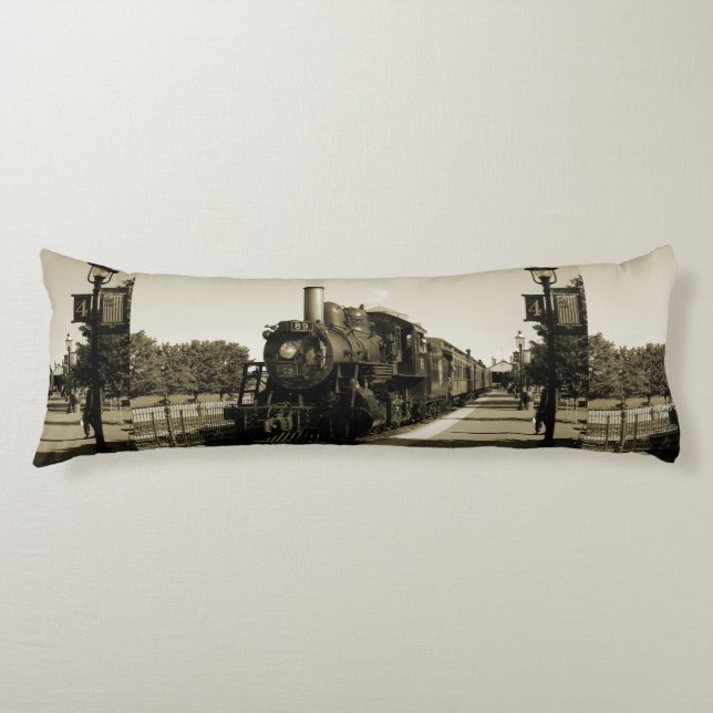 Historic Railroad Body Pillow (Front)