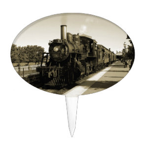 Historic Railroad Cake Topper