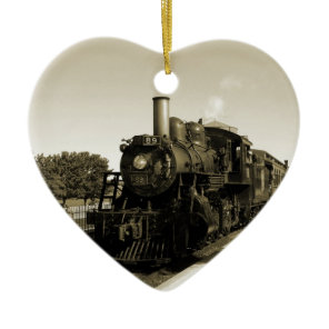 Historic Railroad Ceramic Ornament