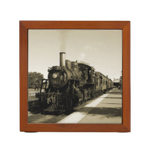 Historic Railroad Desk Organizer