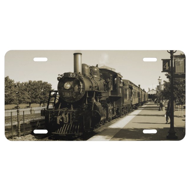 Historic Railroad License Plate (Front)