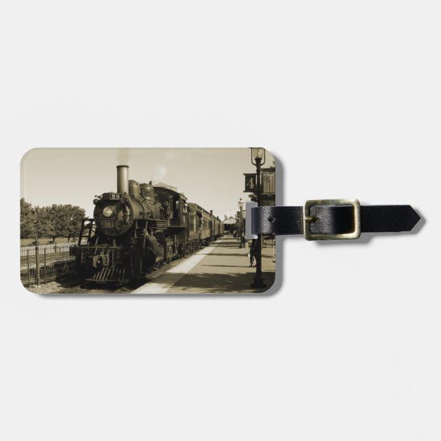 Historic Railroad Luggage Tag (Front Horizontal)