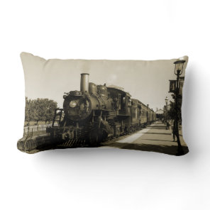 Historic Railroad Lumbar Pillow