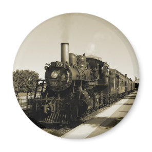 Historic Railroad Magnet