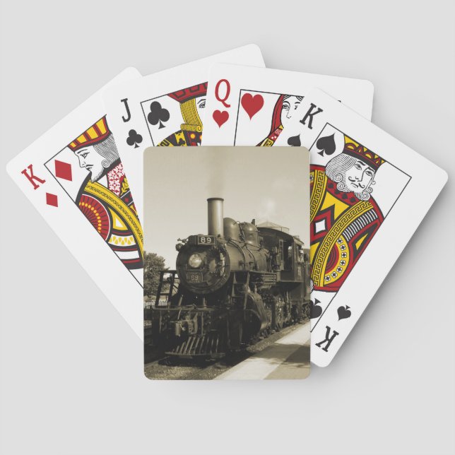 Historic Railroad Poker Cards (Back)