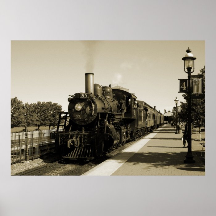 Historic Railroad Poster