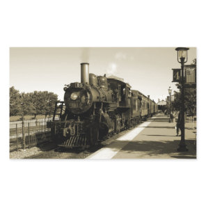 Historic Railroad Rectangular Sticker