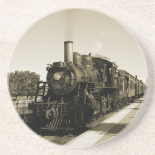 Historic Railroad Sandstone Coaster